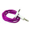 Cloth Audio Cable 1m Purpel Color