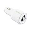 Dual Car Charger belkin 2 Port Cable White Color