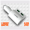 LDNIO-CAR-Charger-CM10-With-Dual-USB-120W