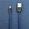 REMAX Data Cable Nylon MicroUSB Blue Color