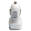 USB Car Charger with 2-Port white color
