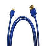 کابل USB به microUSB کی نت مدل 1200 میلی متر رنگ آبی